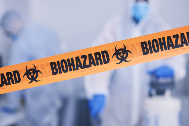 Professional Biohazard Cleanup technician working in Roanoke, VA